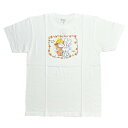 水森亜土 ウサギ&ガール 半袖Tシャツ(M) ホワイト アパレル