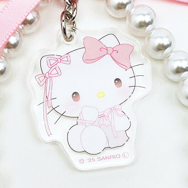 サンリオ ハローキティ リボンパールキーチェーン バレエコア Sanrio キャラクター...