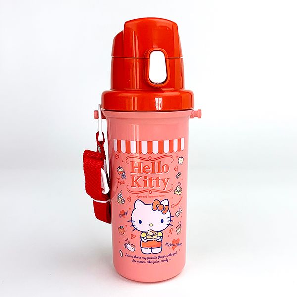 サンリオ キティ Hello Kitty ハローキティ アップル 直飲み水筒 ランチ キッチン 食器 水筒 ボトル 直飲み グッズ 送料込み