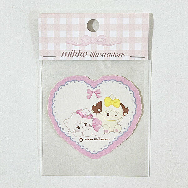 mikko illustrations ミッコ ムース&スフレ ダイカットステッカー 文具 日本製