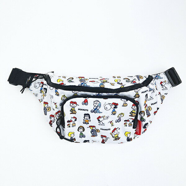 スヌーピー ボディバッグ ウエストポーチ ホワイト SNOOPY