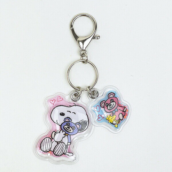 スヌーピー 2連エアキーホルダー （パステル） SNOOPY キャラクターグッズ