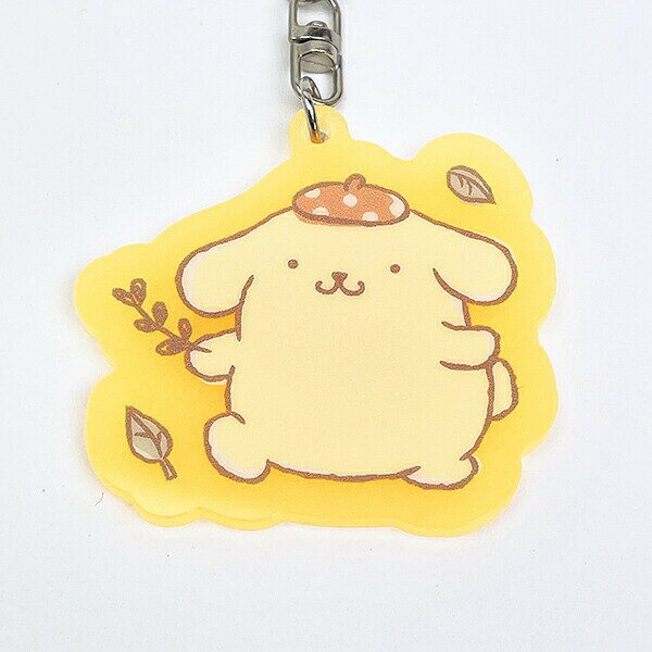 サンリオ ポムポムプリン 蓄光アクリルキーホルダー Sanrio