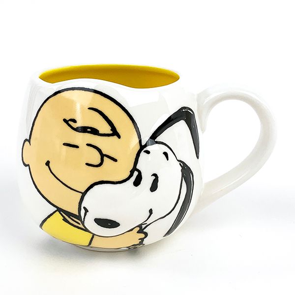 楽天ANITTO FRIENDSPEANUTS スヌーピー snoopy face mug スヌーピー&チャーリー・ブラウン マグ マグカップ 食器 キッチン イエロー 送料込み