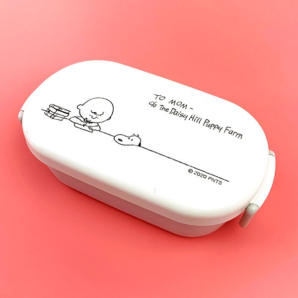 SNOOPY スヌーピー レクタングルランチ STUDY スヌーピー お弁当箱 弁当箱 ランチボックス ランチ用品 ランチグッズ ランチ 白 グッズ 送料込み