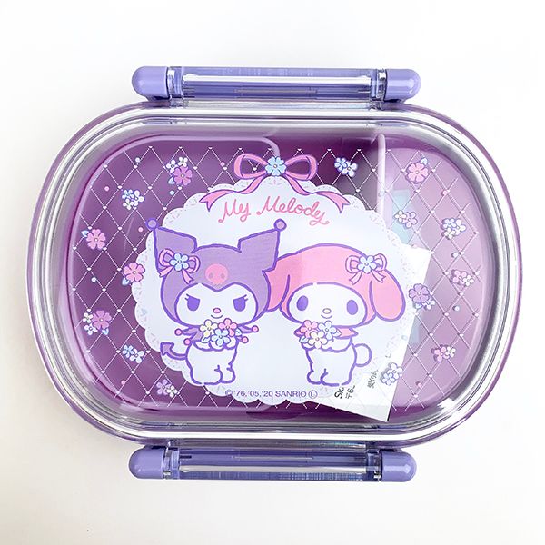 マイメロディ クロミ My Melody ふわっとフタタイトランチボックス 角丸 ランチ キッチン お弁当 弁当箱 ピンク グッズ 送料込み