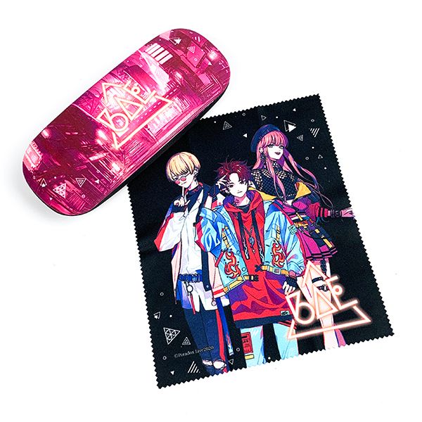 パラドックスライブ paradoxLive メガネケース BAE メガネ ケース メガネクロス クロス レッド グッズ (MCOR)