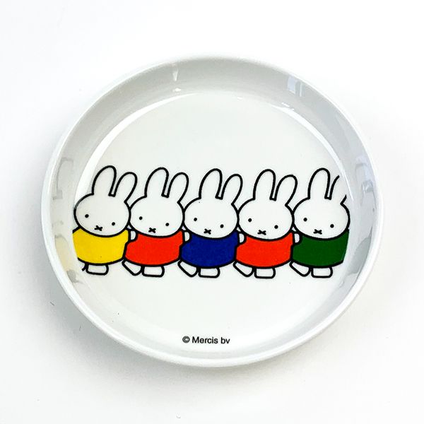 ミッフィー おともだち シリーズ ミッフィーとおともだち 小皿 醤油皿 ランチ ベビー