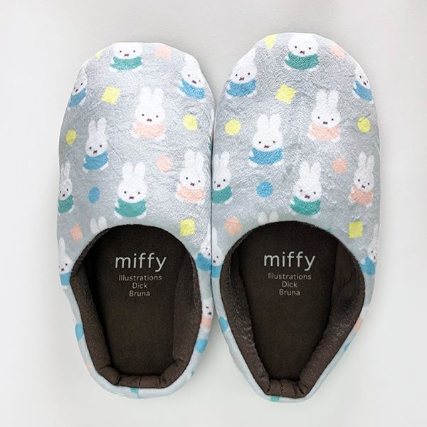 ミッフィー miffy スリッパ オータムカラー GY グレイ レディースフリー 送料込み