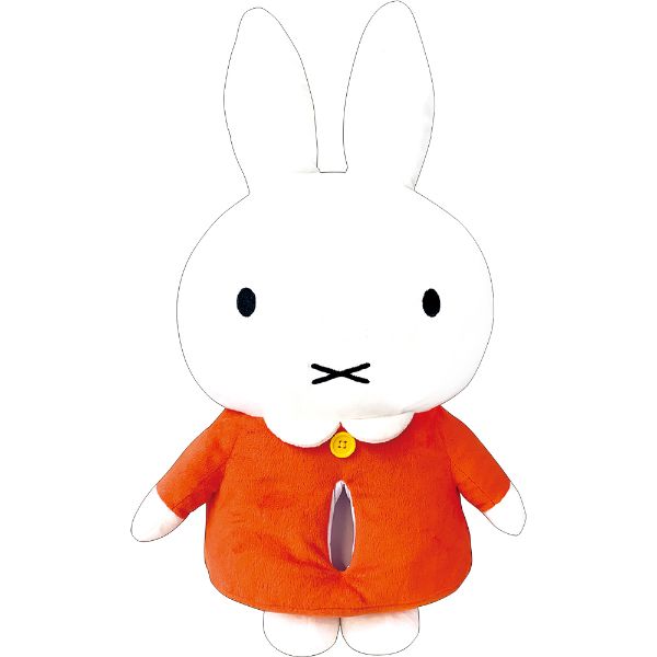 ミッフィー miffy ぬいぐるみティシュカバー ノーマル ティシュケース オレンジ 送料込み