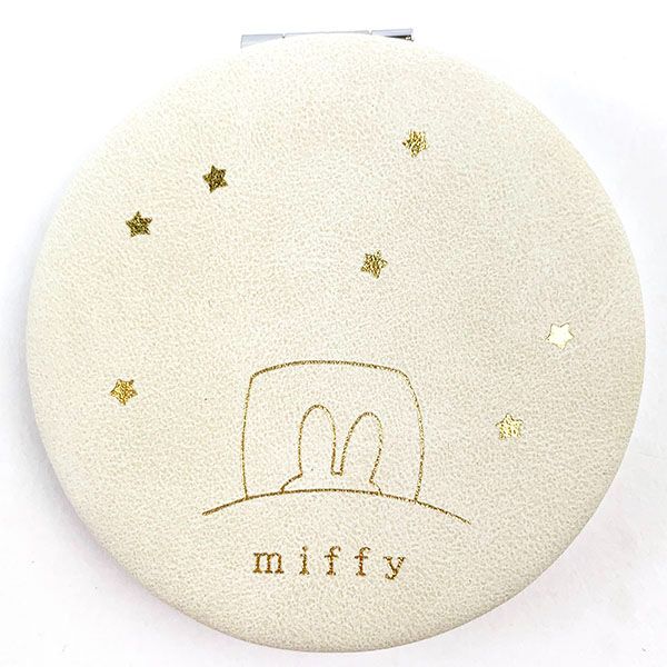 ミッフィー コンパクトミラー IV アイボリー おやすみシリーズ miffy 手鏡 拡大鏡 メイク 送料込み [2]