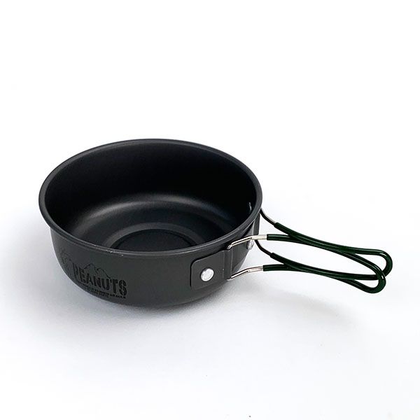 スヌーピー PEANUTS スヌーピー アルミスープカップ キャンプ グレー 送料込み