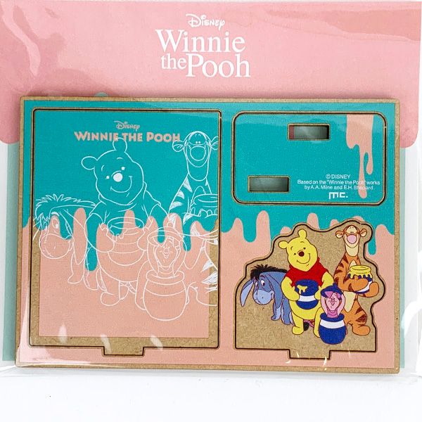 くまのプーさん 木製スタンド プー&フレンズ HONEY アクスタ インテリア 送料込み