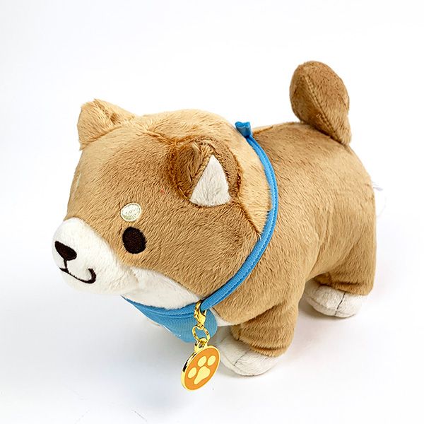 忠犬もちしば ぬいぐるみ S もなか インテリア マスコット イヌ キャラクターグッズ