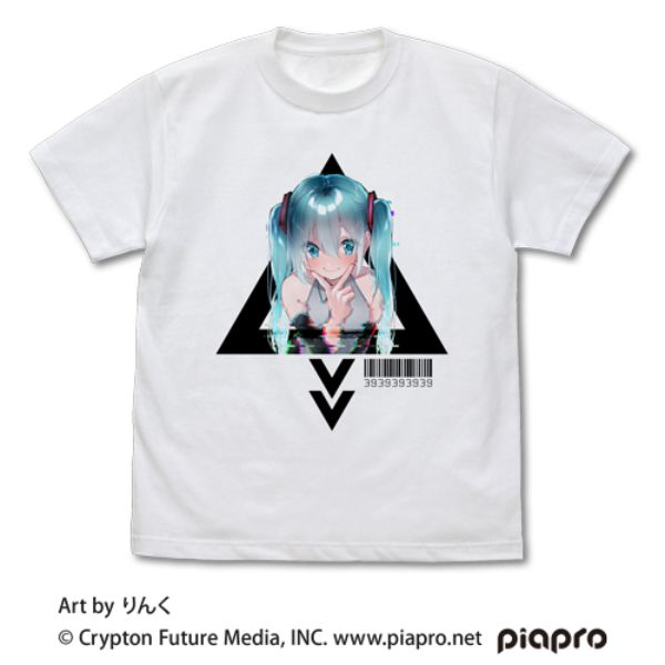 初音ミク フルカラーTシャツ りんくVer.WHITE M ボカロT 送料込み