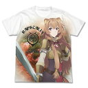 盾の勇者の成り上がり ラフタリア フルグラフィックTシャツ Tシャツ ホワイト Mサイズ 送料込み