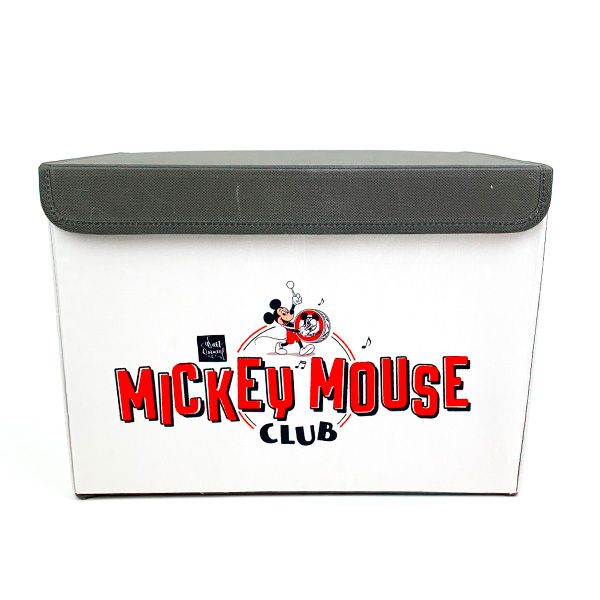 ディズニー ミッキーマウス 収納ボックス インテリア ミッキーマウス・クラブ 100周年 ホワイト 送料込み [2]