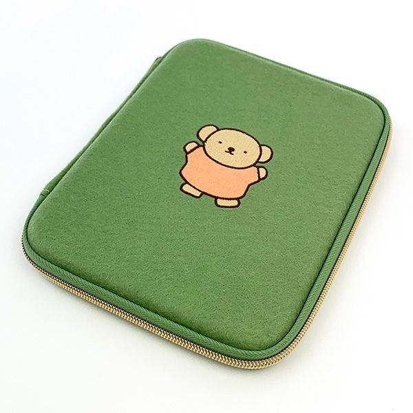 ミッフィー miffy マルチポーチ ボリス (グリーン) 母子手帳ケース 通帳ケース 3