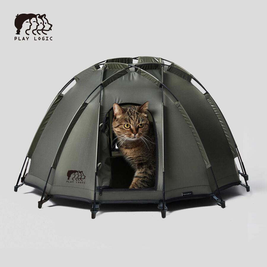 【SS期間全品ポイント5倍！】犬 キャンプ テント ペットテント 猫 ベッド ペットハウス アウトドア サークル テントハウス 屋外 屋内 小型犬 中型犬 ドーム型 撥水 グランピング