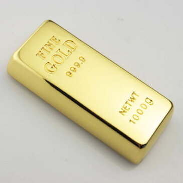 USBメモリー フラッシュメモリー 8GB 2.0 GOLD ゴールド 金塊 金の延べ棒 シックタイプ キラキラゴージャス おもしろUSB