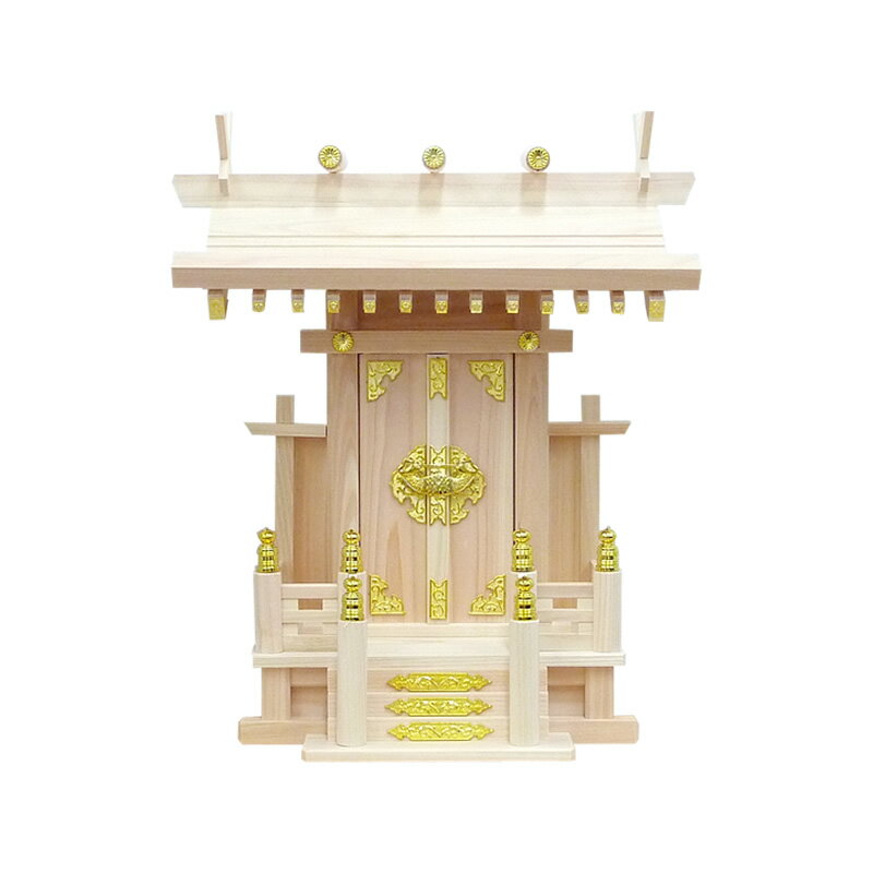 神棚 高級神棚 中神明(東濃ひのき製)