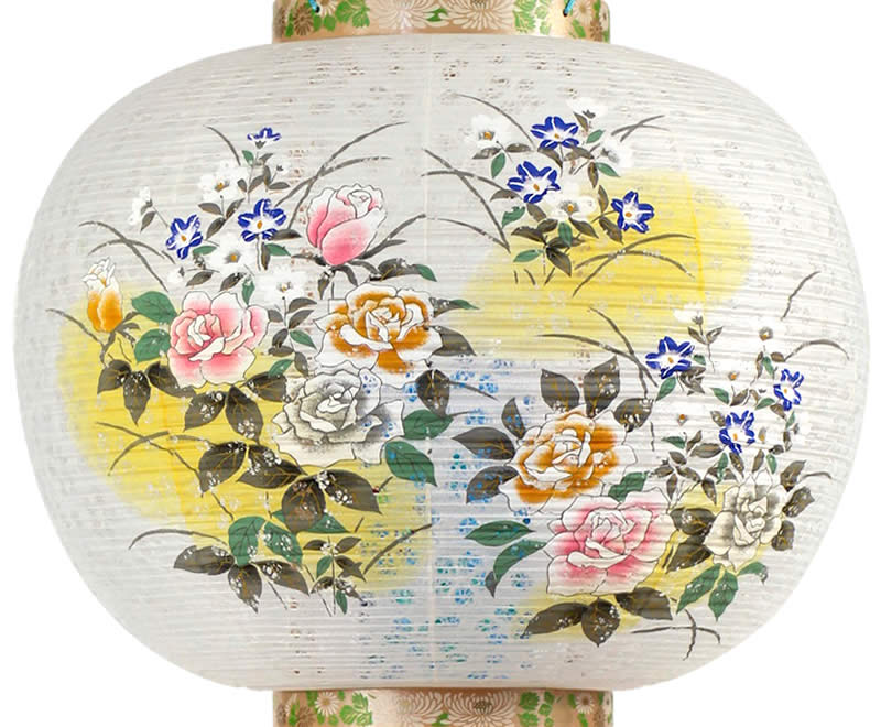 盆提灯 盆ちょうちん 大内行灯 回転行灯 お盆 新盆 初盆 御供 十和田 10号 ビニロン紙張 HI-226【イベント期間中P5倍！】