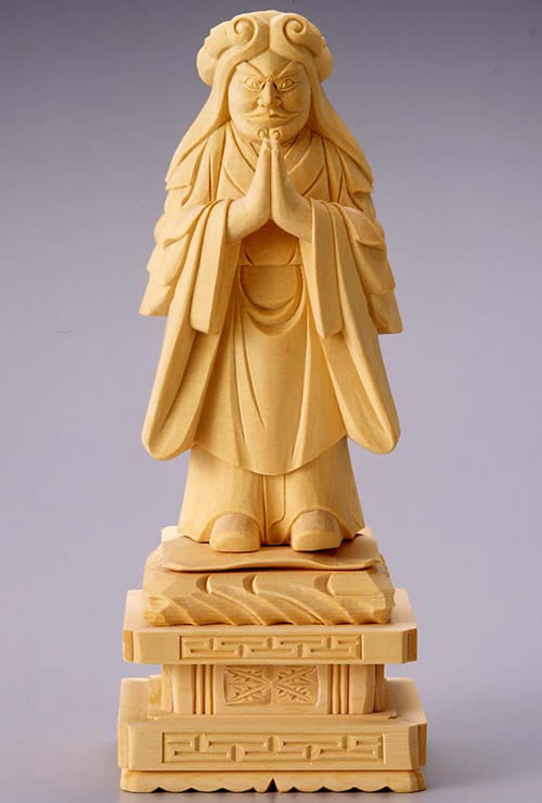 仏像 子安鬼子母神(桧/ヒノキ) 5.0寸 仏像 子安鬼子母神(桧/ヒノキ) 5.0寸