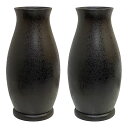 花瓶 花立 仏壇用 仏間用 亜鉛 合金 秀(ひで) 新茶 6号 一対