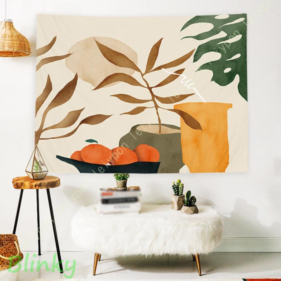 Heat Insulation Sheets - タペストリー ファブリックポスター 大判 インテリア 花 シンプル アート飾り 絵画 壁掛け ナチュラル 北欧 カフェ風 店 おしゃれ ベッドサイド 多用途 西海岸父の日