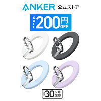 Anker 610 Magnetic Phone Grip (MagGo) (マグネット式スマホリング)【マグネット式/バンカーリング/スマホスタンド機能】MagSafe対応iPhone シリーズ専用