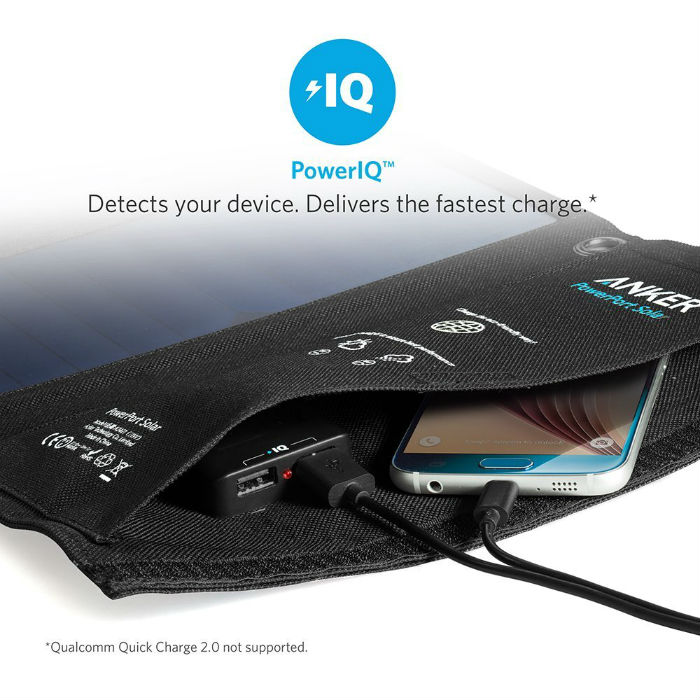 Anker PowerPort Solar ソーラーチャージャー(21W 2ポート USB )【PowerIQ搭載】 Anker PowerPort Solar ソーラーチャージャー(21W 2ポート USB )【PowerIQ搭載】