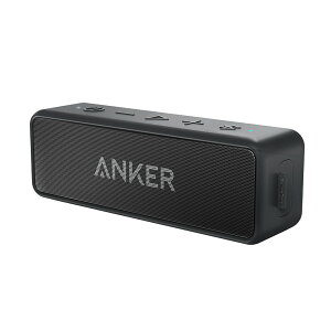 スピーカー【改善版】 Anker Soundcore 2(12W Bluetooth5.0 スピーカー 24時間連続再生) 【強化された低音 / IPX7防水規格 / デュアルドライバー / マイク内蔵 / ブルートゥース】