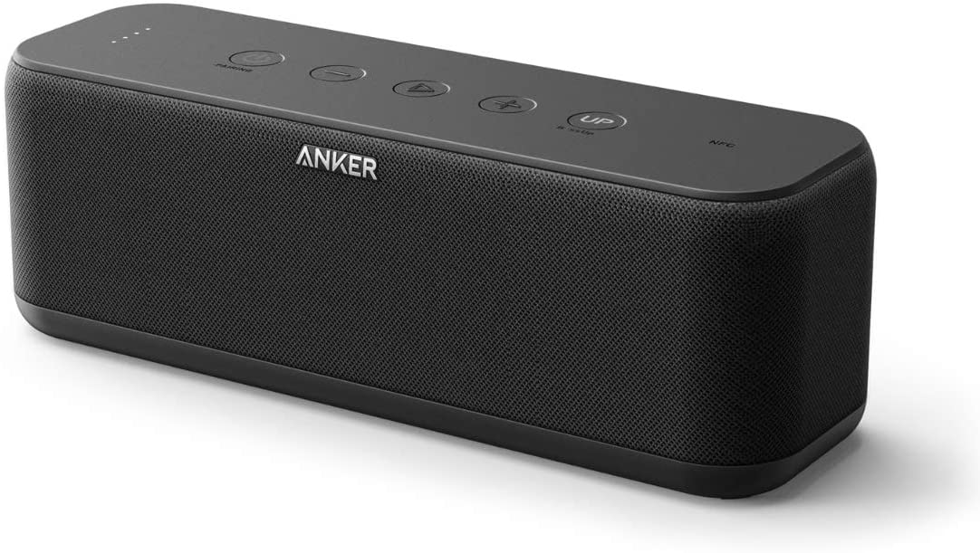 Bluetooth スピーカー Soundcore Boost by Anker Bluetoothスピーカー20W スタイリッシュデザイン【迫力ある低音 / IPX7防水規格 / モバイルバッテリー機能搭載】