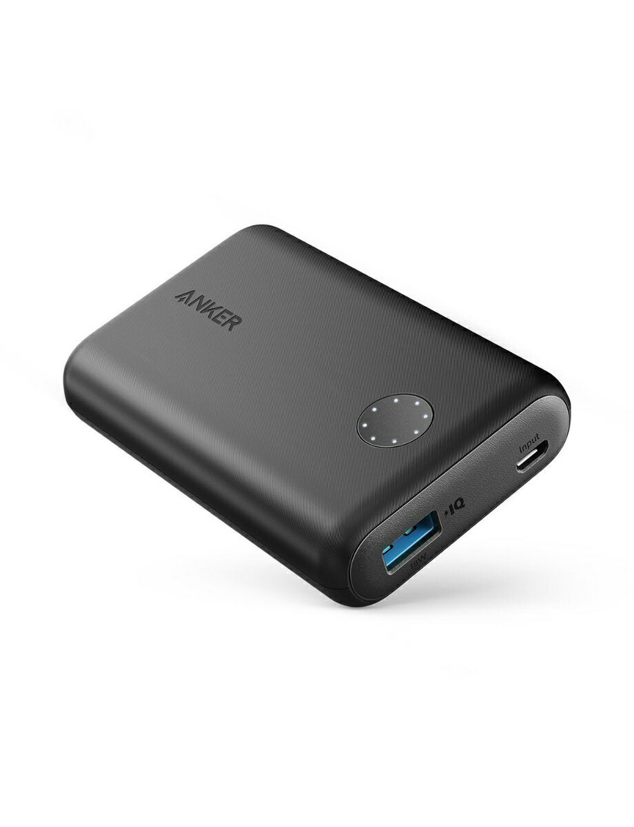 Anker PowerCore II 10000 大容量 (10000mAh モバイルバッテリー)【PowerIQ 2.0 / LED Wheel搭載 / PSE認証済】iPhone&Android対応