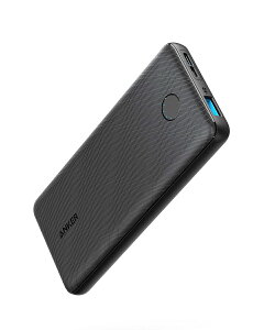 Anker PowerCore Slim 10000（モバイルバッテリー 大容量 薄型 10000mAh）【USB-C入力ポート/PSE技術基準適合/PowerIQ ＆ VoltageBoost/低電流モード搭載】iPhone ＆ Android 各種対応