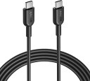 Anker PowerLine II USB-C & USB-C 2.0 ケーブル (1.8m ホワイト)【USB-IF認証取得/超高耐久/PD対応】Galaxy S10 / S10+ / S9 / S9+、iPad Pro (2018, 11インチ) / MacBook/MacBook Air (2018)、MateBook対応