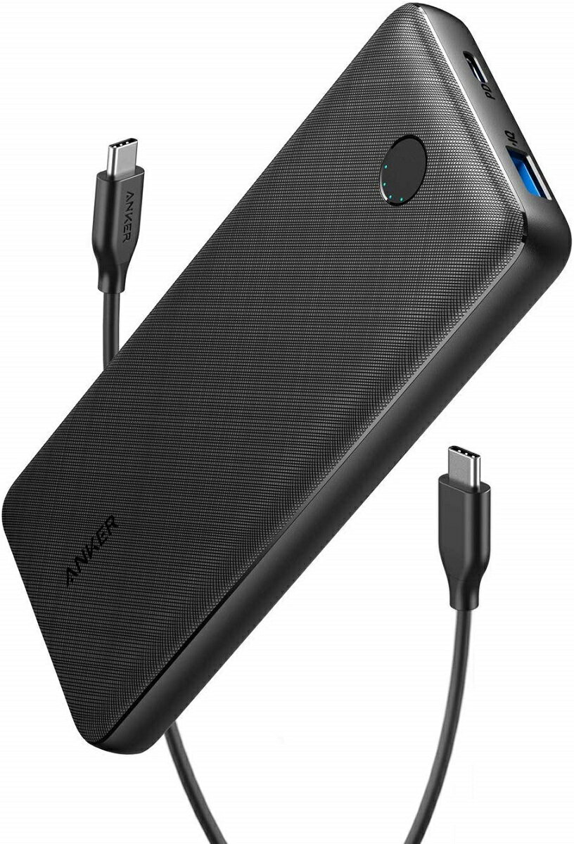 Anker PowerCore Essential 20000 PD 【モバイルバッテリー / 大容量 20000mAh / PowerIQ 2.0搭載 / Power Delivery対応 / USB-C入出力ポート / PSE認証済】iPhone / iPad / Android各種対応