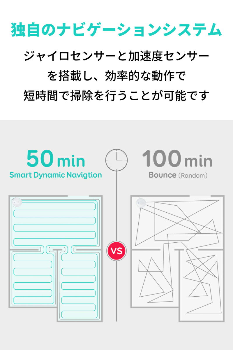 ロボット掃除機 Anker Eufy RoboVac G10 Hybrid【スマート・ダイナミック・ナビゲーション / 2-in-1 吸引・水拭き両用 / Wi-Fi対応/超薄型 / 2000Paの強力吸引 / 静音設計 /自動充電 / フローリング用】