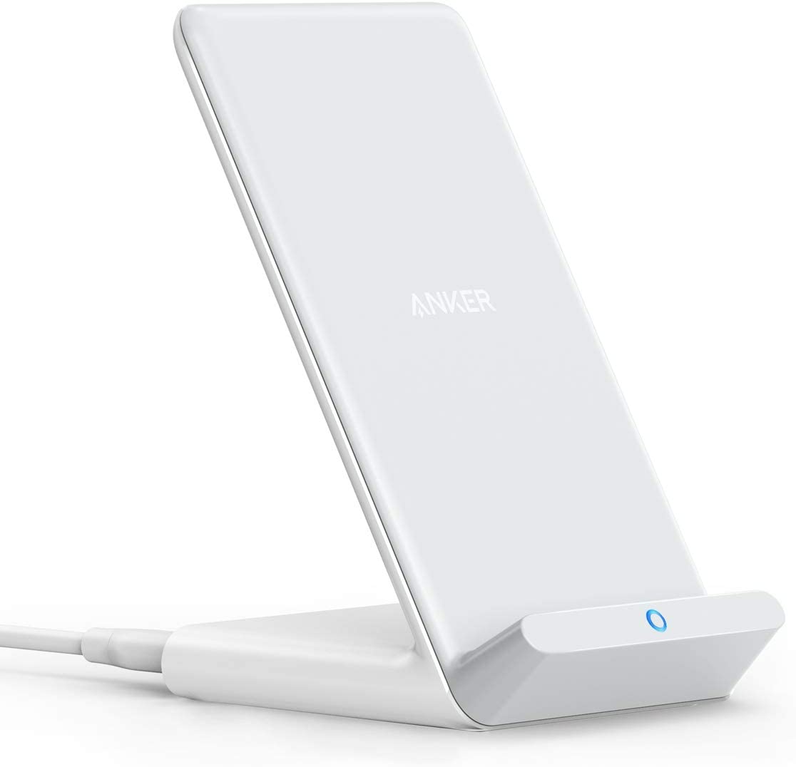 Anker PowerWave 10 Stand ワイヤレス充電器 Qi認証 iPhone 13 / 13 Pro Galaxy 各種対応 最大10W出力 (ブラック・ホワイト)