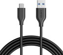 Anker USB Type C ケーブル PowerLine USB-C & USB-A 3.0 ケーブル Xperia / Galaxy / LG / iPad Pro MacBook その他 Android Oculus Quest 等 USB-C機器対応 1.8m