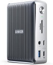 Anker PowerExpand Elite 13-in-1 Thunderbolt 3 Dock ドッキングステーション 85W出力 USB Power Delivery 対応 USB-Cデータ & 充電ポート USB-Aポート 4K対応 HDMIポート 1Gbps イーサネット 3.5mmオーディオジャック microSD＆SDカード スロット搭載