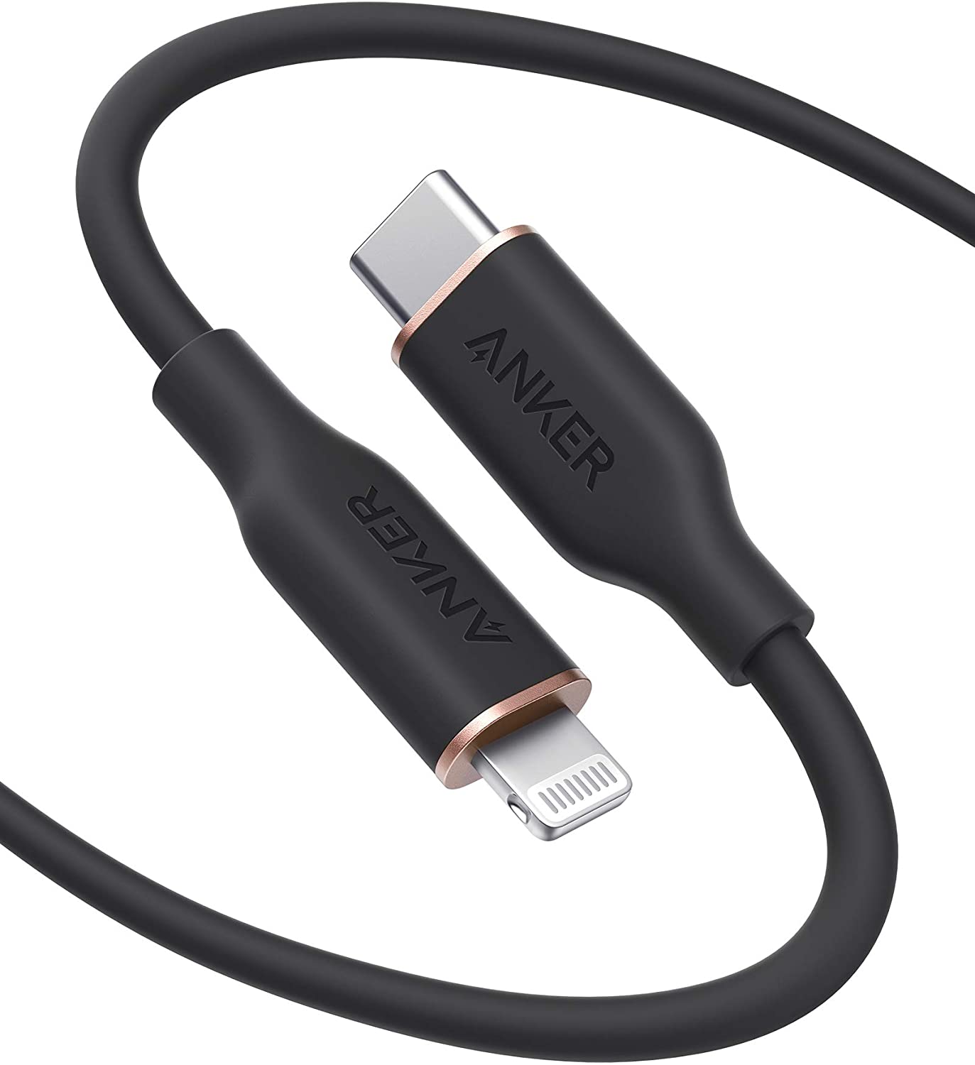 Anker PowerLine III Flow USB-C & ライトニング ケーブル MFi認証 PD対応 シリコン素材採用 iPhone 13 / 13 mini / 13 Pro / 13 Pro Max / 12 各種対応 (1.8m)