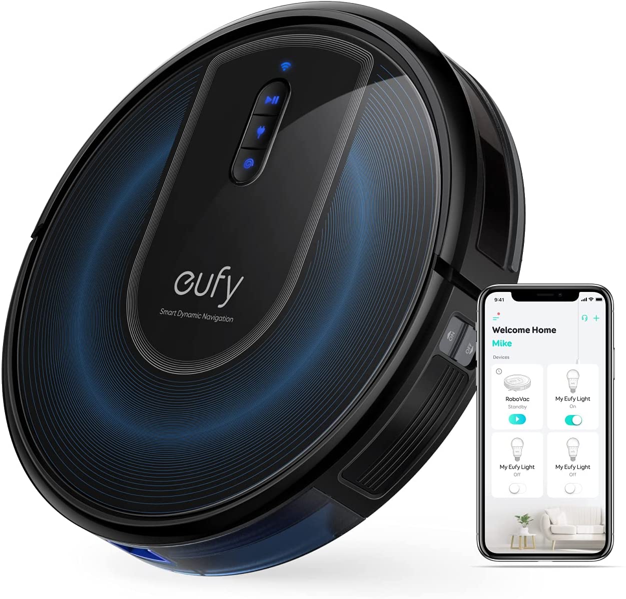 Anker Eufy RoboVac G30 (ロボット掃除機)【スマート・ダイナミック・ナビゲーション 2.0 / Wi-Fi対応/超薄型/強力吸引/自動充電/BoostIQ搭載】