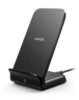 ワイヤレス充電器 Anker PowerWave 7.5 Stand (Qi対応5W / 7.5W / 10W ワイヤレス急速充電器 / PSE認証済) iPhone XS / XS Max / XR GalaxyS9 / S9+、その他Qi機種対応