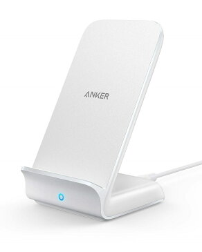 ワイヤレス充電器 Anker PowerWave 7.5 Stand (Qi対応5W / 7.5W / 10W ワイヤレス急速充電器 / PSE認証済) iPhone XS / XS Max / XR GalaxyS9 / S9+、その他Qi機種対応