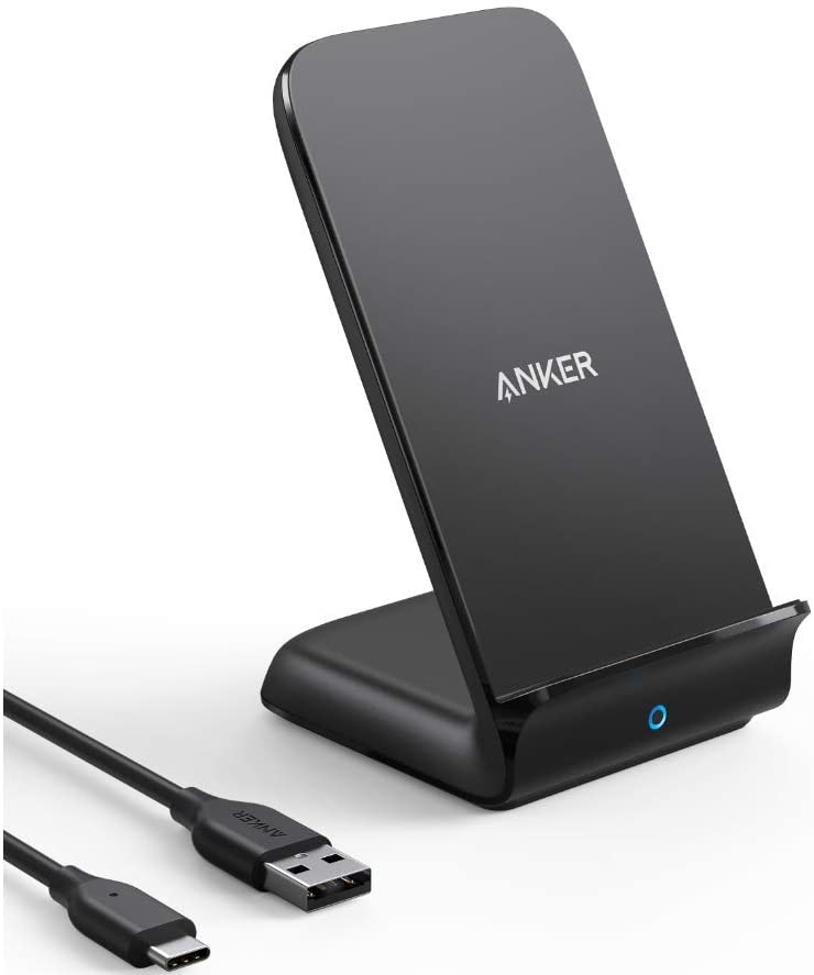 【改善版】Anker PowerWave 7.5 Stand 15W ワイヤレス充電器 Qi認証 iPhone 12 / 12 Pro/ 12 Pro Max Galaxy 各種対応 最大15W出力