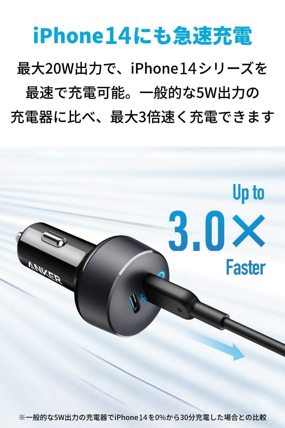 Anker PowerDrive III Duo (40W 2�ݡ��� �������㡼���㡼 PowerIQ�б�) iPhone / iPad /Android�Ƽ��б�