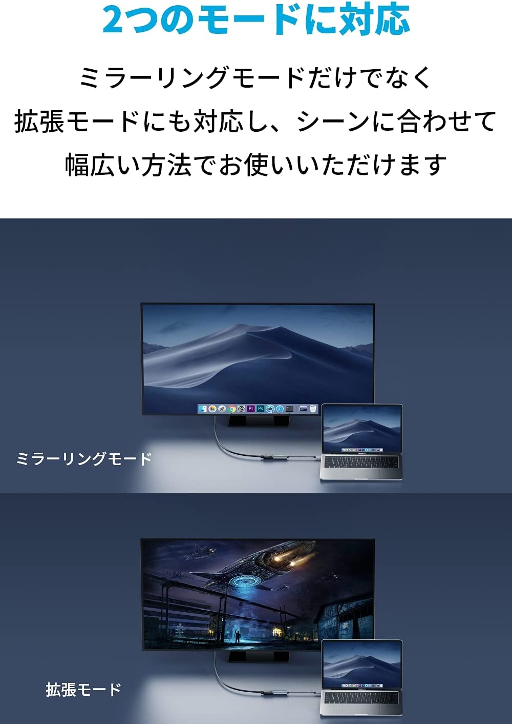 Anker PowerExpand USB-C & DisplayPort �����ץ� �ǥ����ץ쥤�ݡ��� USB-C 4K�б� MacBook Pro / MacBook Air / iPad Pro ��