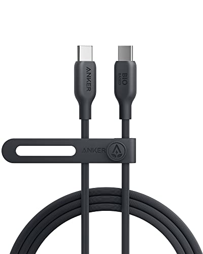 【400円OFF 5/16まで】【一部あす楽対応】Anker 543 エコフレンドリー USB-C & USB-C ケーブル 植物由来素材 240W 急速充電 MacBook Pro 2020 / iPad Pro 2020 / iPad Air 4 / Samsung Galaxy S21各種対応 (1.8m)