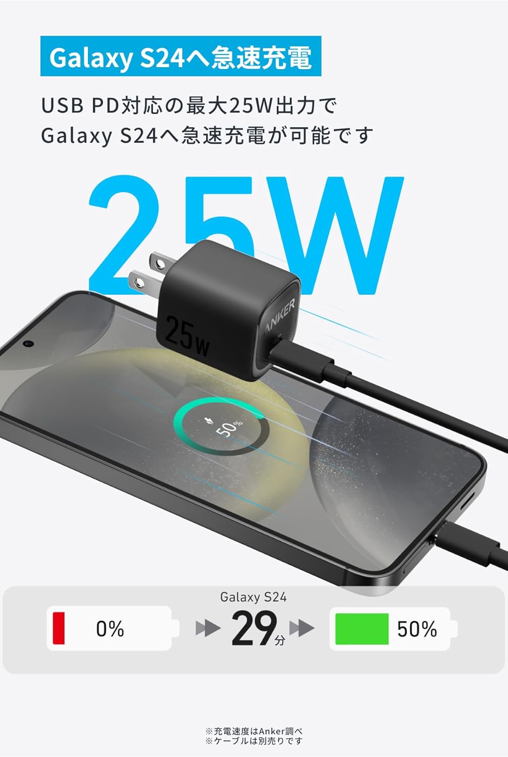 Anker Charger (25W) USB...の紹介画像2